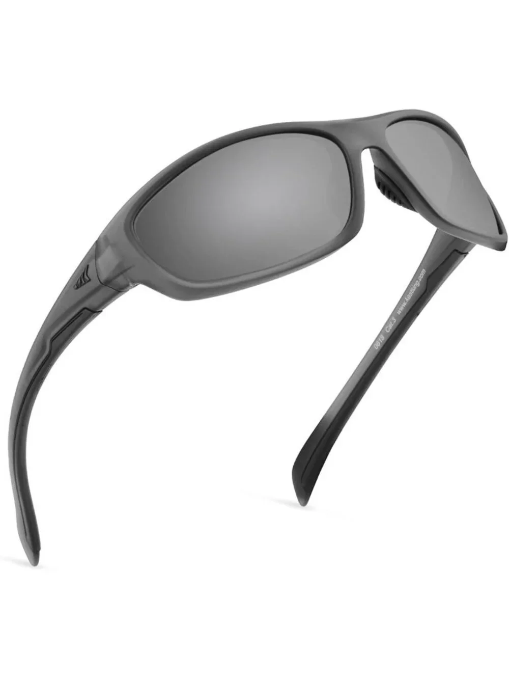 Polarized Sport Sunglasses for Men & Women, UV Protection, Wrap Design for